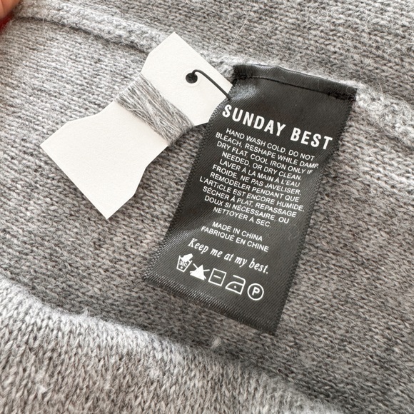 🏷️ SOLD • SUNDAY BEST • Sylvia Cardigan in Grey • XS - Picture 9 of 14